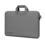 Wozinsky WNT-15G šedá / Taška na notebook / 15,6" / zaťahovacie neoprénové držadlo