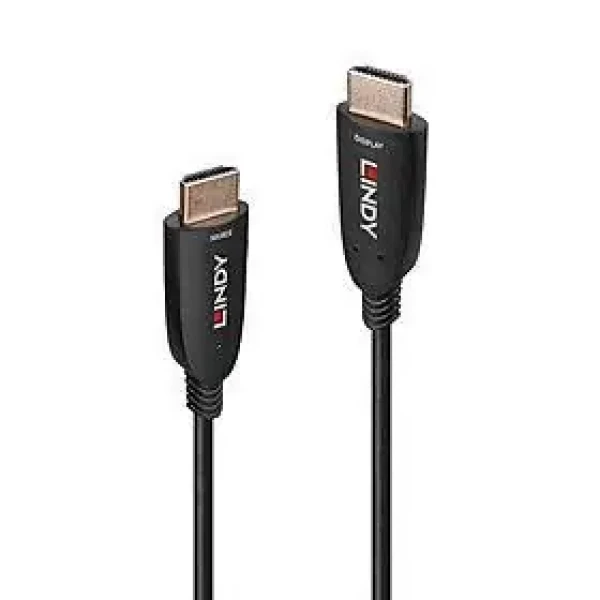 Lindy Fibre Optic Hybrid Ultra High Speed 38511 čierna / HDMI kábel / HDMI 2.1 / 48 Gbit / s / 15 m (38511)