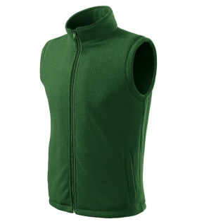 Next fleecová vesta unisex fľaškovo zelená 2XL