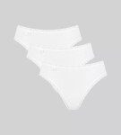 Sloggi 24/7 Cotton Lace - Taj nohavičky: komfort z česanej bavlny (3 ks) Sloggi WHITE 40