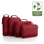 Cestovne organizery Heys Ecotex Compression Packing Cube 4 Pc Set Red Maple