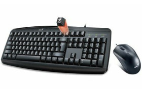 GENIUS Smart KM-200 čierna / Drôtový set klávesnice a myši / USB / CZ+SK layout (KEYG16176)
