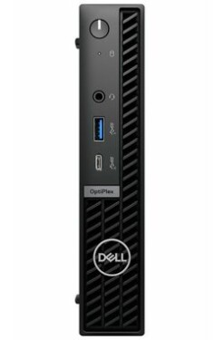 DELL OptiPlex 7020 Micro MFF čierna / Intel Core i3-14100T 2.7GHz / 8GB / 512GB SSD / Intel UHD 730 / W11P (XJJ9F)