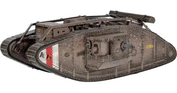 Metal Earth 3D puzzle Britský tank Mark IV