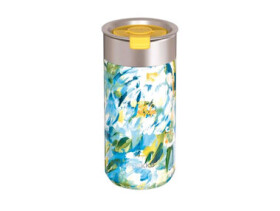 Quokka Boost Coffee Tumbler 400ml Blue Peonies / Termohrnček so sitkom / nerezová oceľ (8412497400690)