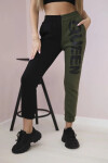 Dámske tepláky QUEEN khaki UNI