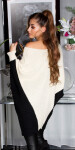 Trendy KouCla bat knit Oversize sweater black Einheitsgroesse