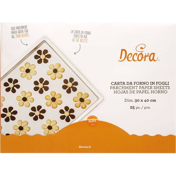 Pečiaci papier na pečenie 30x40cm 25 archov - Decora - Decora