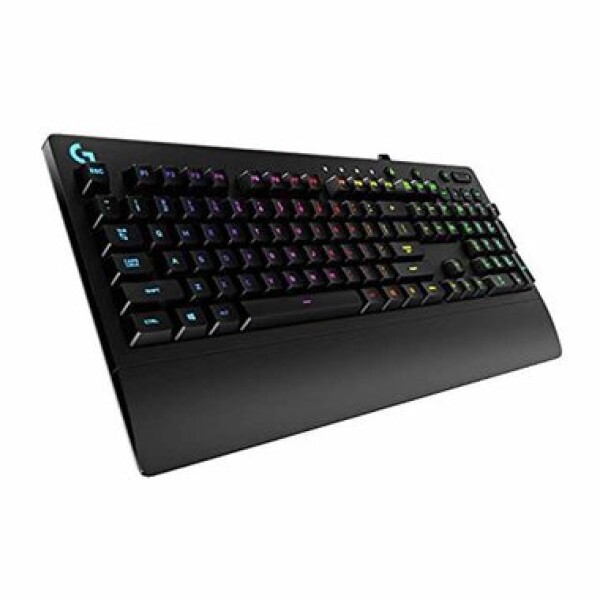 Logitech G213 čierna / herná klávesnica / USB / Drôtová / US / dopredaj (920-008093)