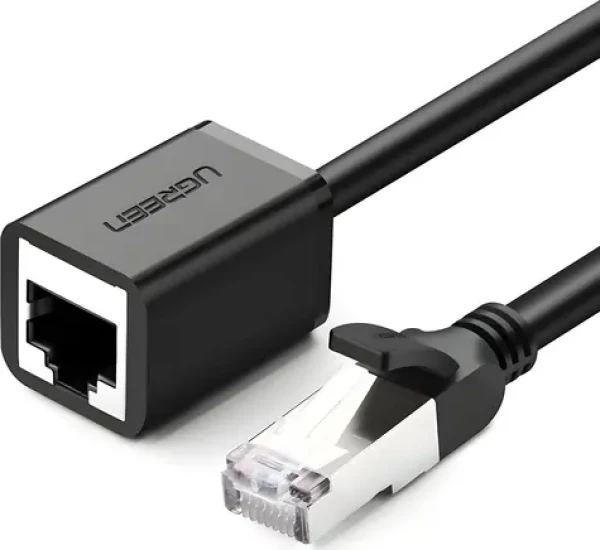 Ugreen Sieťový kábel RJ45 (M) - RJ45 (M) 0,5 m čierna / Sieťový kábel / Cat.6 FTP (UGR259BLK)