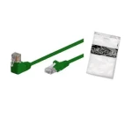 Shiverpeaks Cat6 zelená / Patch kábel / S/FTP / lomený-rovný RJ45 / 2 m / 250 MHz (BS08-64033)