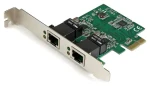 StarTech 2- Port Gigabit PCIe sieťová karta / Sieťová karta / PCI Express / 2x RJ-45 / Realtek RTL8111E (ST1000SPEXD4)