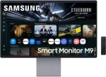 32" Samsung SMART M9 OLED strieborná / Monitor / OLED / 3840 x 2160 / 165 Hz / Tizen / USB-C PD 90W (LS32FM900SUXEN)
