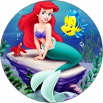 Jedlý papier Ariel malé morskej víly 19,5 cm - Magic - Magic