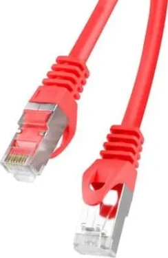 Lanberg CAT6 FTP 3M červená / Patch kábel / RJ45-RJ45 / Fluke Passed (PCF6-10CC-0300-R)