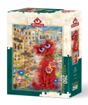 ART PUZZLE 4582 Puzzle Červená mačka