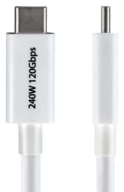 StarTech Thunderbolt 5 0,8 m biela / Kábel / 80-120 Gb/s / 8K 60 Hz / 240 W (TBLT5MM80CM240WWH)