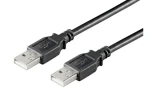 MicroConnect kábel USB2.0 A (M) - USB2.0 A (M) 3M čierna / 480Mbit/s (USBAA3B)