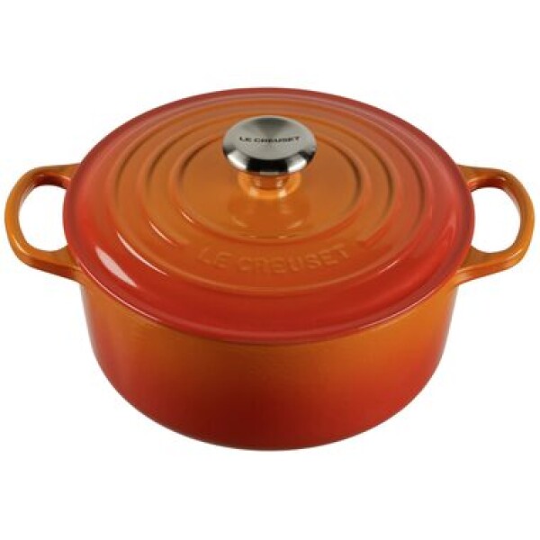 Le Creuset Signature Hrniec s pokrievkou 24 cm oranžová (21177240902430)