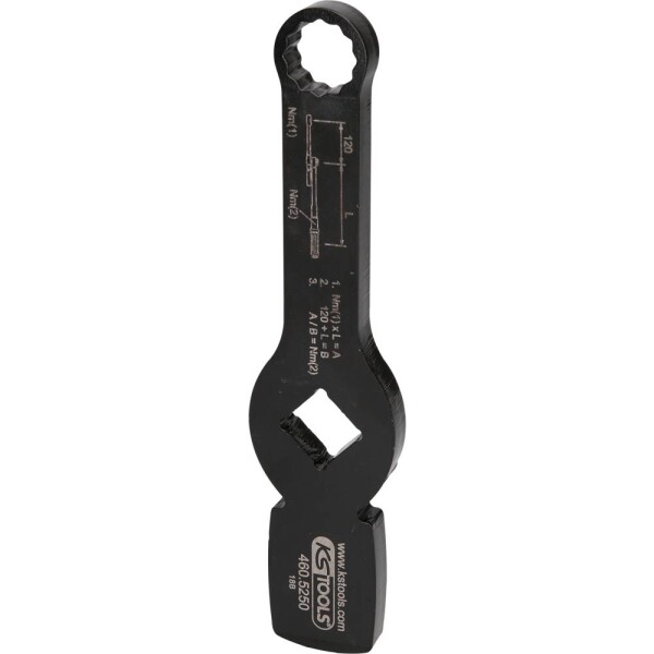3/4" úderový 12-bodový kľúč s 2 úderovými plochami, 19 mm KS Tools 460.5250; 460.5250