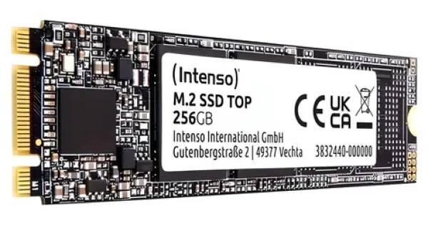 INTENSO Top Performance 256 GB / M.2 SSD / SATA III / RW: 550/500 MB/s (3832440)