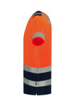 Tričko High Vis Bicolor Tričko unisex fluorescenčná oranžová L