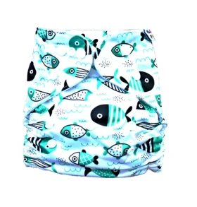 GaGa's Látková plienka AIO Fish (8594197441835)