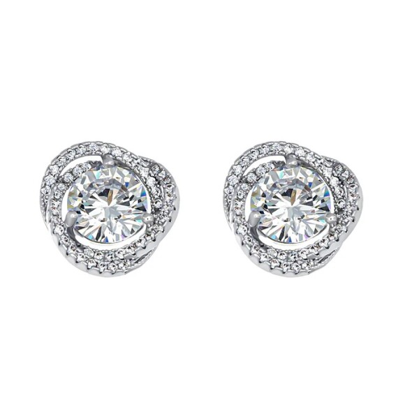 CRYSTalp Elegantné náušnice s kryštálmi Ray 42334.R