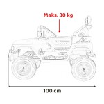 Mamido Elektrické autíčko Toyota FJ Cruiser 4x4 ružové