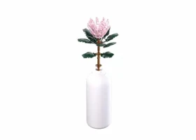 Sluban Flowers M38-B1101-03 Protea veľká vo váze