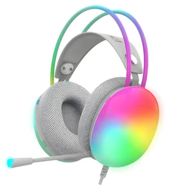 INCA IGK-X8Y tyrkysové / Herné slúchadlá s mikrofónom / 7.1 / RGB / USB (IGK-X8Y)