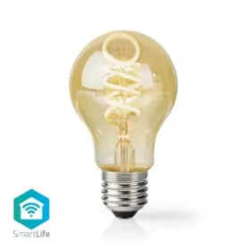 Nedis SmartLife LED žiarovka / Wi-Fi / E27 / 360 lm / 4.9 W / Sklo / Android iOS (WIFILRT10A60)