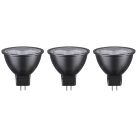 Paulmann 28912 LED En.trieda 2021 G (A - G) GU5.3 klasická žiarovka 6 W teplá biela (Ø x v) 50 mm x 48 mm 3 ks; 28912