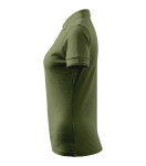 Dámske tričko Pique Polo khaki S