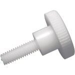 TOOLCRAFT 830396 ryhovaná skrutka M5 10 mm drážka DIN 465 plast, polyamid 10 ks; 830396