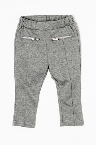 Legíny dievčenské jazdecké, s vreckami na zips, Minoti, SHADES 11, šedá - 68/80 | 6-12m