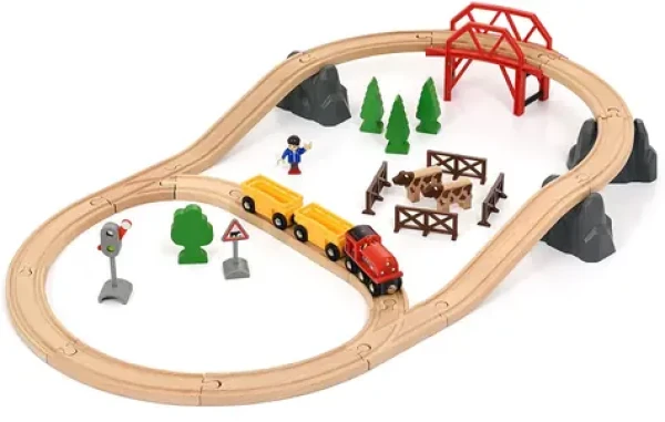 Brio vláčikodráha Vidiecka dráha s mostom (33909)