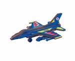 Woodcraft Drevené 3D puzzle Bojové lietadlo F16