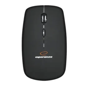 Esperanza EM120K Saturn čierna / bezdrôtová optická myš / 1600 DPI / 2.4 GHz / USB prijímač / 4 hr. (EM120K)