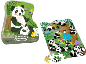 Mamido Puzzle Panda Bambusový Les 48 Dielov