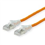 Secomp 21.05.0627 RJ45 sieťové káble, prepojovacie káble CAT 6A S/FTP 20.00 m oranžová dvojžilový tienený, bez halogénov, samozhášavý 1 ks; 21.05.0627