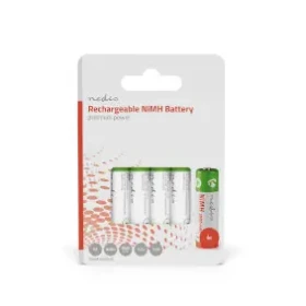 Nedis Dobíjacia Ni-MH batéria AA 4 ks / 1.2 V DC / 2600 mAh (BANM26HR64B)