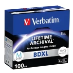 Verbatim M-Disc BD- R XL 100GB 5ks / Blu-ray médium / 4X / archivačné / jewel case (43849)
