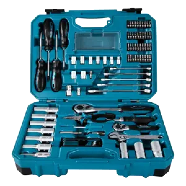 Makita E-08458 / sada náradia s príslušenstvom / 87ks (E-08458)