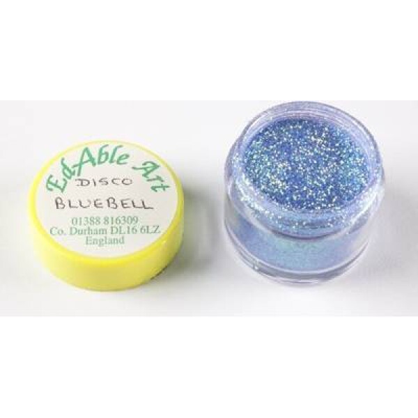 Zdobený disco třpyt BlueBell - Edable Art - Edable Art