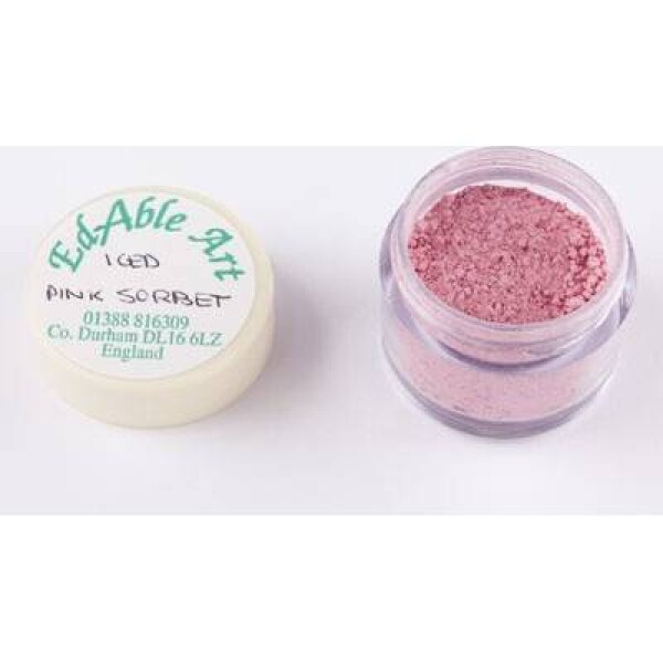 Prachová farba Iced pink sorbet - Edable Art - Edable Art