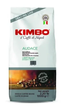 Kimbo Vending Audácia 1kg / Zrnková káva / Arabica Robusta (8002200148157)