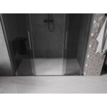 MEXEN/S - Velar L Duo posuvné sprchové dvere 180, grafit, grafit kartáčovaná 871-180-003-42-66