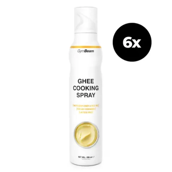 Ghee sprej na varenie - GymBeam (6 x 200 ml) (110749-2-6x200ml)