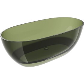 MEXEN - Pure olive voľne stojaca vaňa transparentná 170 x 80, korok chróm 58071708001